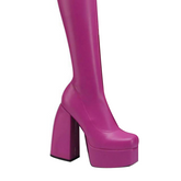 Block Heel Platform Over The Knee Boots